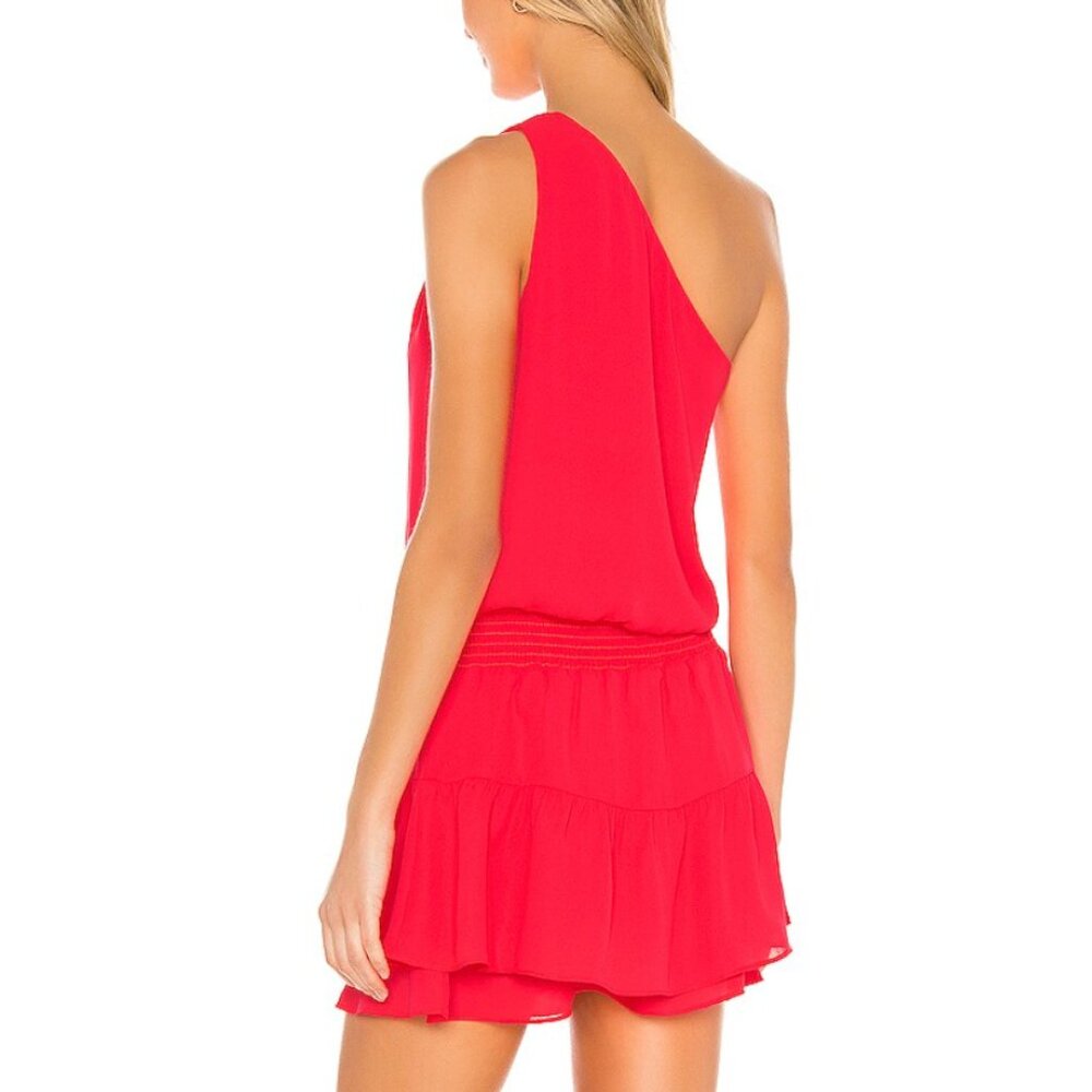 REVOLVE Krisa One Shoulder Ruffle Dress - Picture 2 of 4